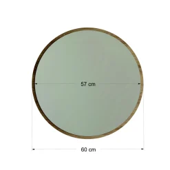 Specchio Dmelchior, 60x2 h60 cm,<Dmora Sale