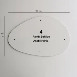 Specchio Dpigliacell, 90x1 h60 cm,<Dmora Sale