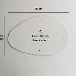Specchio Dpigliacell, 76x2 h50 cm,<Dmora Clearance