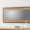 Specchio Dpiraccin, 150x2 h60 cm, Quercia e Nero<Dmora Outlet