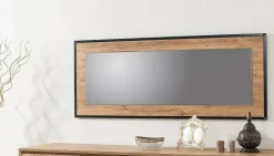 Specchio Dpiraccin, 150x2 h60 cm, Quercia e Nero<Dmora Outlet