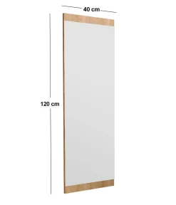 Specchio Dprenn, 40x2h120 cm,<Dmora Cheap