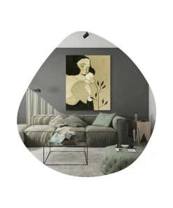 Specchio Eusebia, 60x2h60 cm,<Dmora Clearance