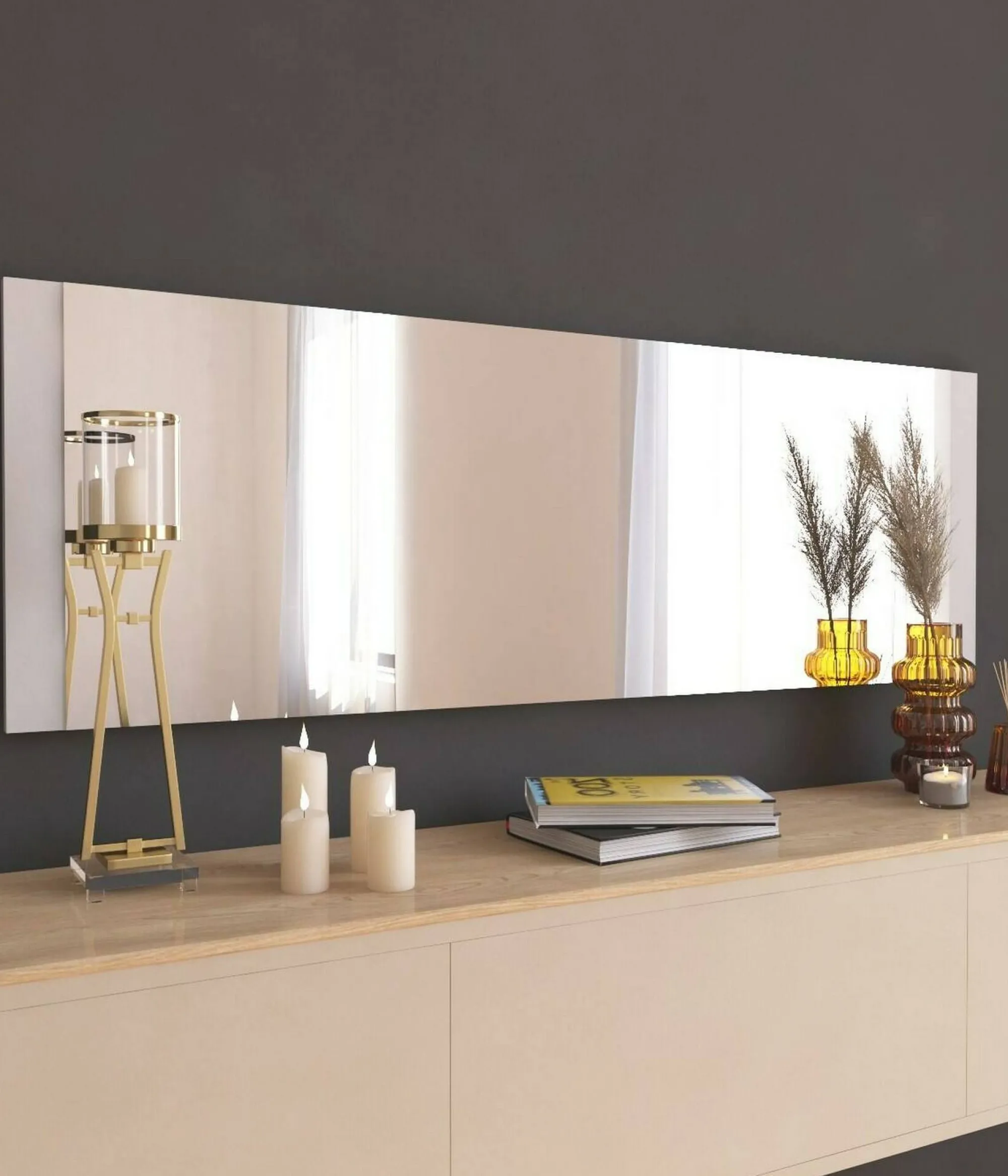 Specchio Fiammetta, 40x2h120 cm,<Dmora Cheap