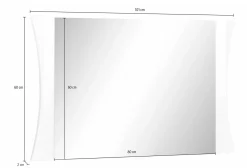 Specchio Frida, cm 110x2h60,<Dmora Shop