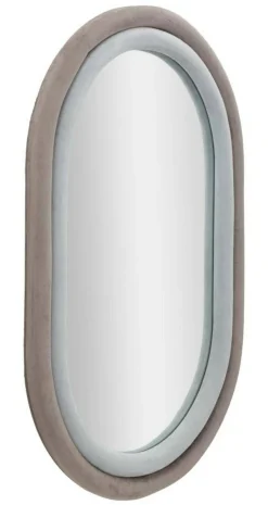 Specchio Marinetti, 60x4 h90 cm, Tortora e Grigio<Dmora Outlet