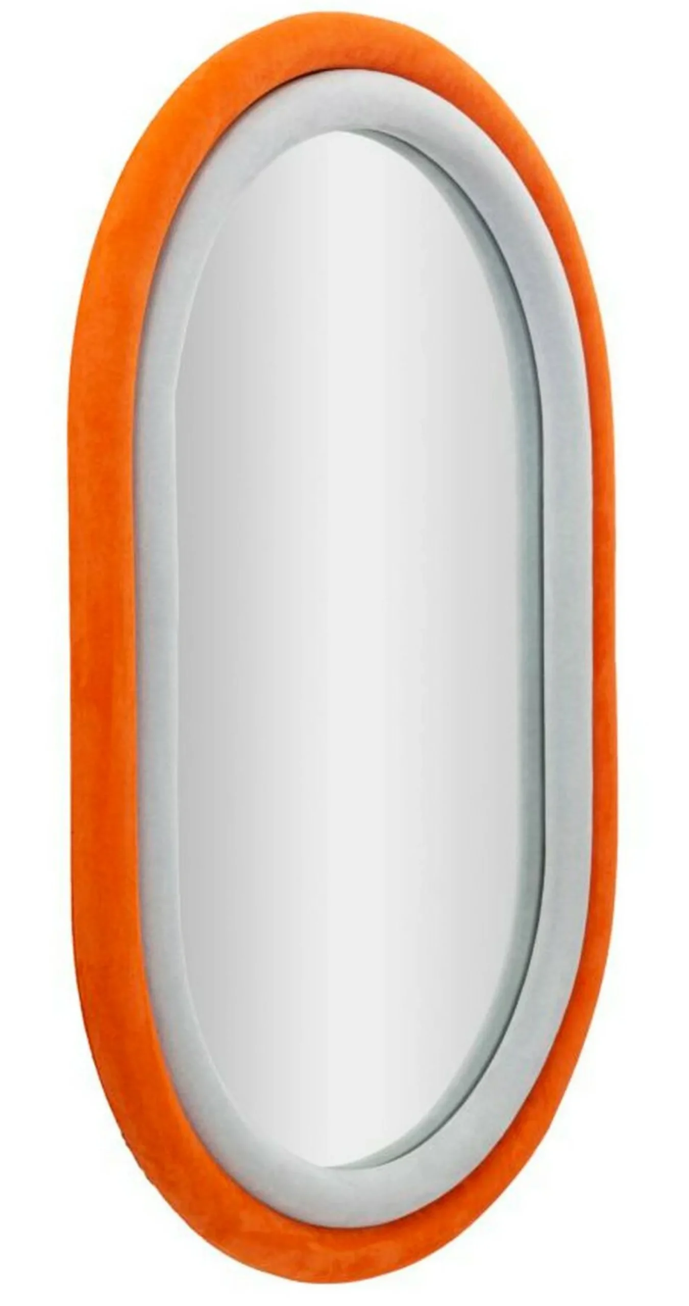 Specchio Marinetti, 60x4 h90 cm, Arancione e Grigio<Dmora Discount