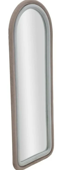 Specchio Segal, 60x4 h160 cm, Tortora e Grigio<Dmora Shop