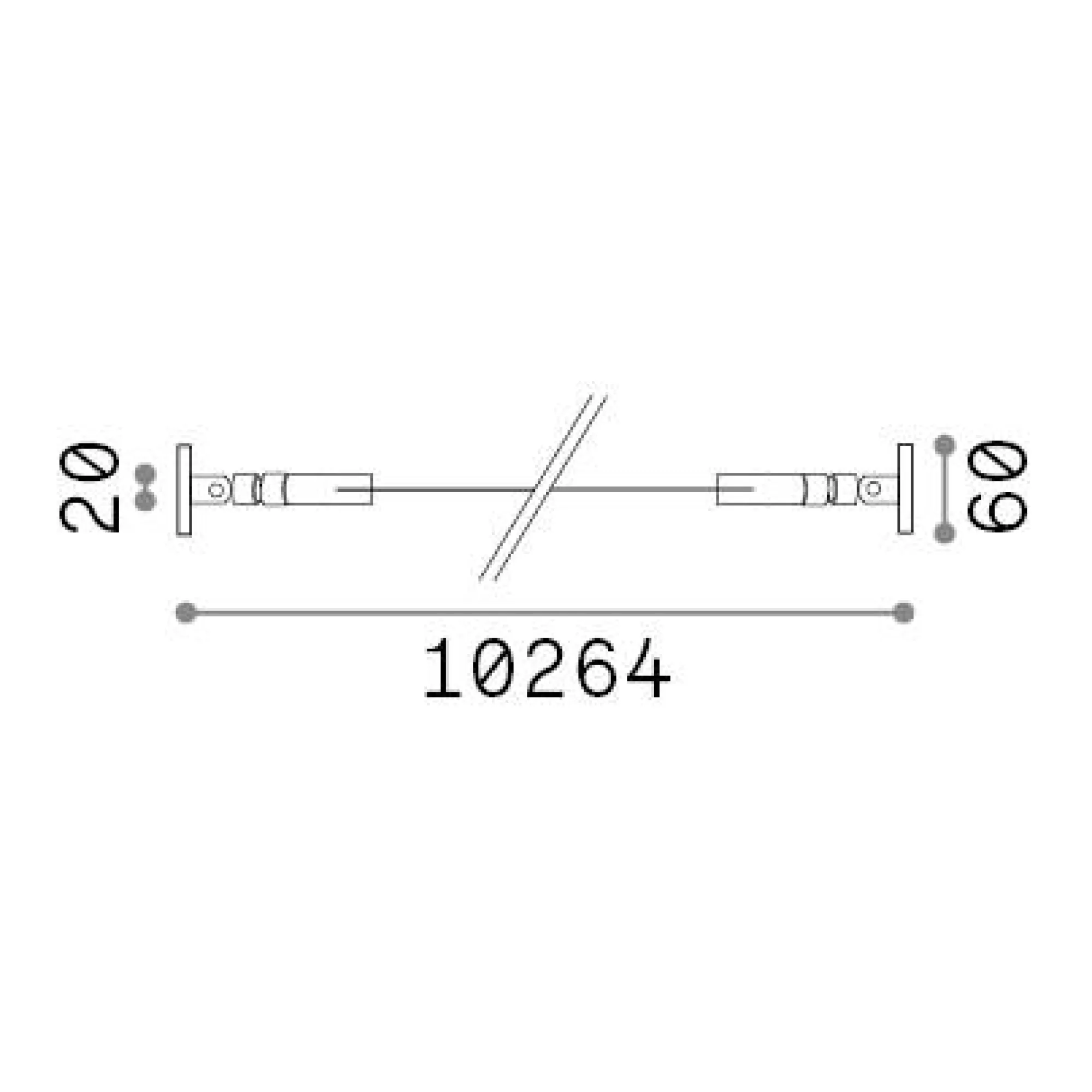 Striscia Led TESI 10 MT ACCIAIO, 1026 x 6 x h6 cm,<Dmora Flash Sale