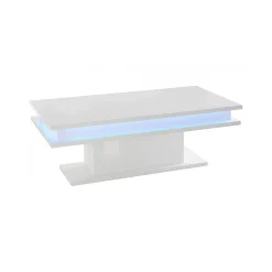 Tavolino da salotto Aboronzi, cm 100x55h42, con luce LED<Dmora Sale