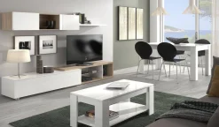 Tavolino da salotto Aeolus, 102x50h43/54 cm, opaco<Dmora Flash Sale
