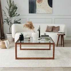 Tavolino da salotto Aldino, 90x90h40 cm,<Dmora Store