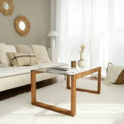 Tavolino da salotto Aldino, 85x55h40 cm,<Dmora Store