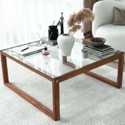 Tavolino da salotto Aldino, 90x90h40 cm,<Dmora Store