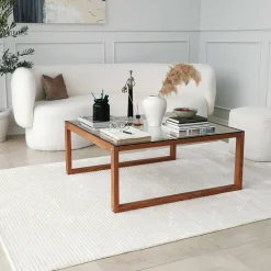 Tavolino da salotto Aldino, 90x90h40 cm,<Dmora Store