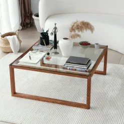 Tavolino da salotto Aldino, 90x90h40 cm,<Dmora Store