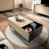 Tavolino da salotto Alexius, 99x60h41 cm, Antracite e Rovere<Dmora Cheap