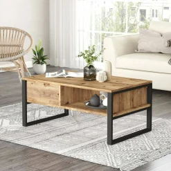 Tavolino da salotto Alfonsa, 100x60h44 cm,<Dmora Clearance