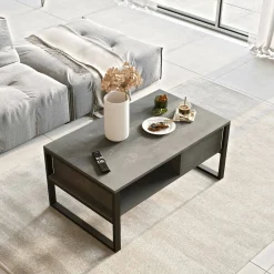 Tavolino da salotto Alfonsa, 100x60h44 cm,<Dmora Best