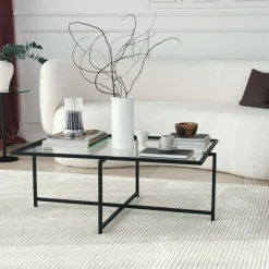 Tavolino da salotto Anna, 94x64h35 cm,<Dmora Hot