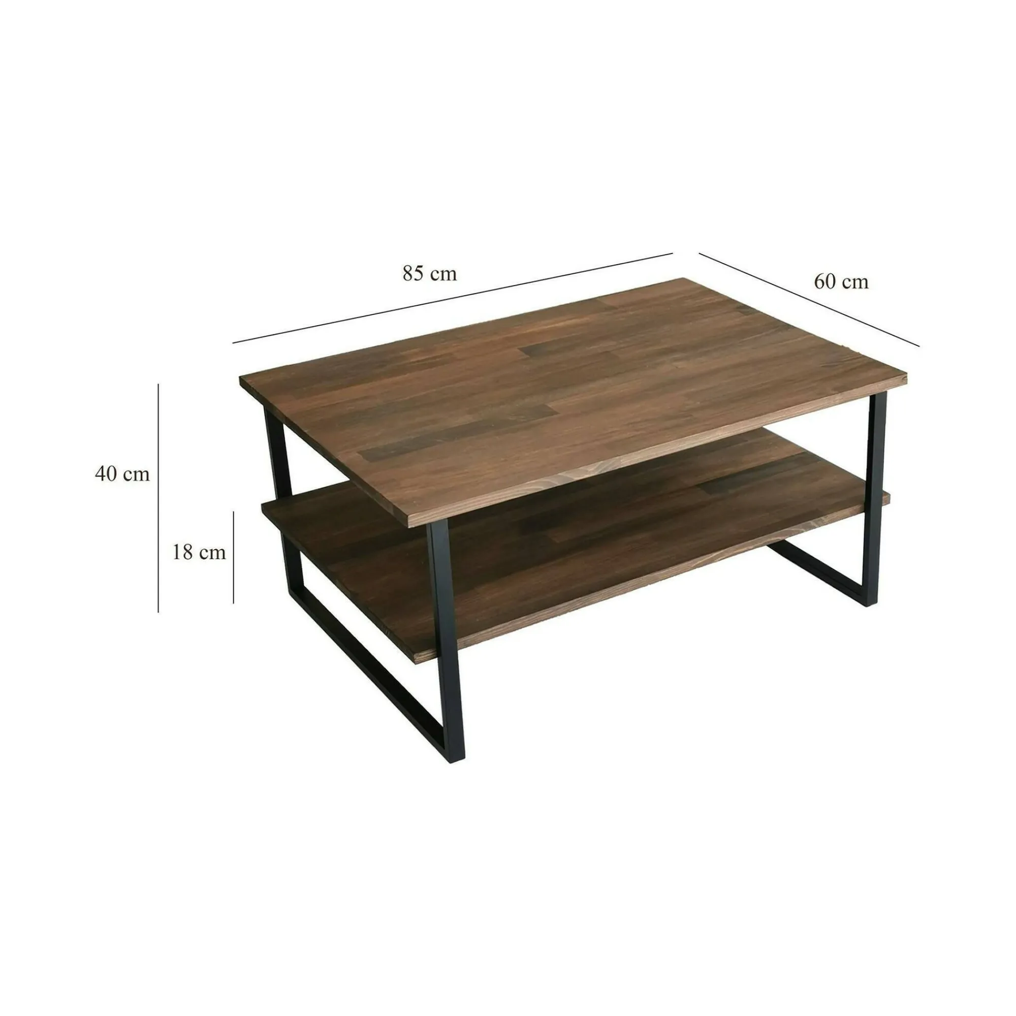 Tavolino da salotto Aprica, 85x60h40 cm,<Dmora Store