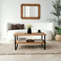 Tavolino da salotto Aprica, 85x60h40 cm,<Dmora Online