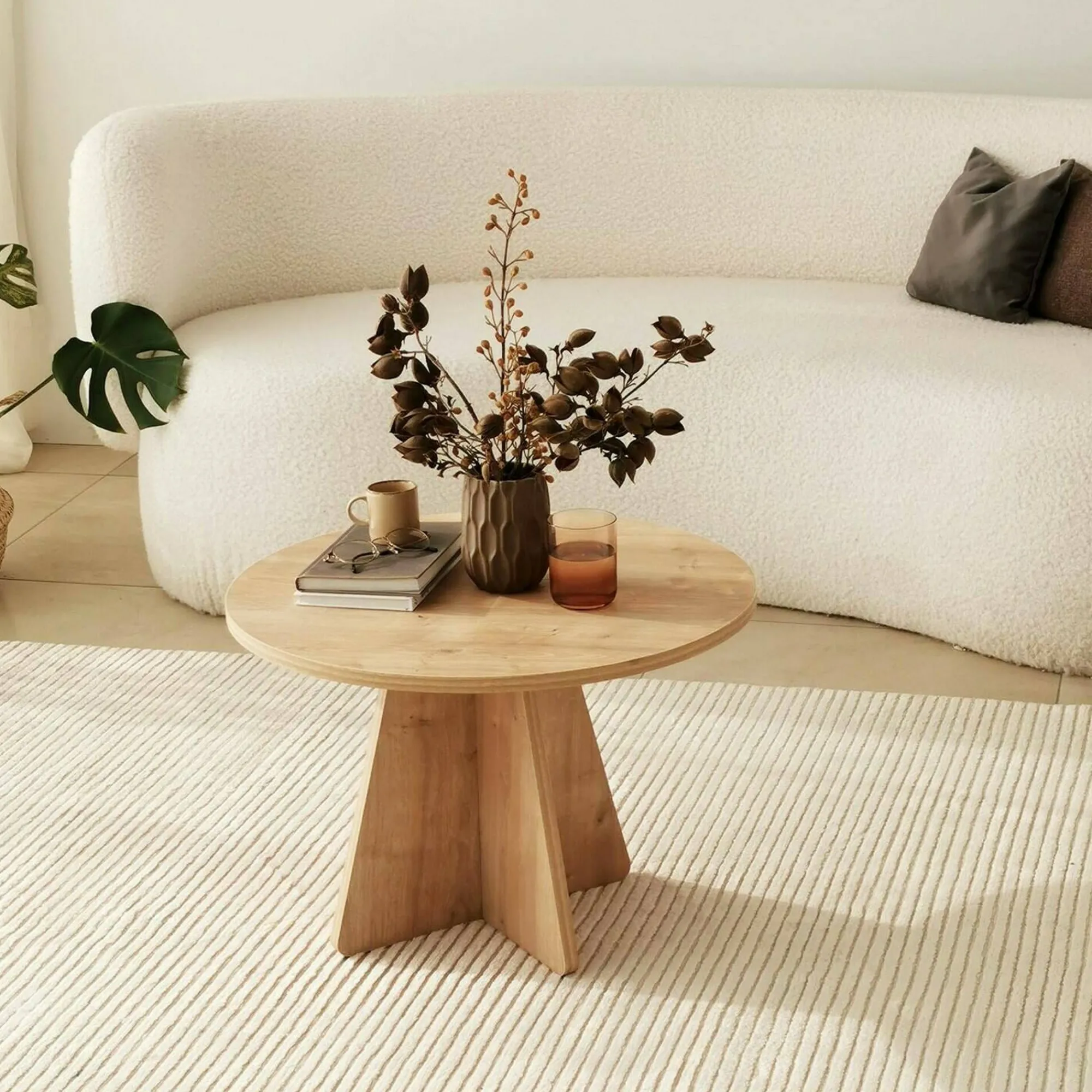 Tavolino da salotto Armanda, 60x60h40 cm,<Dmora Best Sale