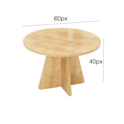 Tavolino da salotto Armanda, 60x60h40 cm,<Dmora Best Sale