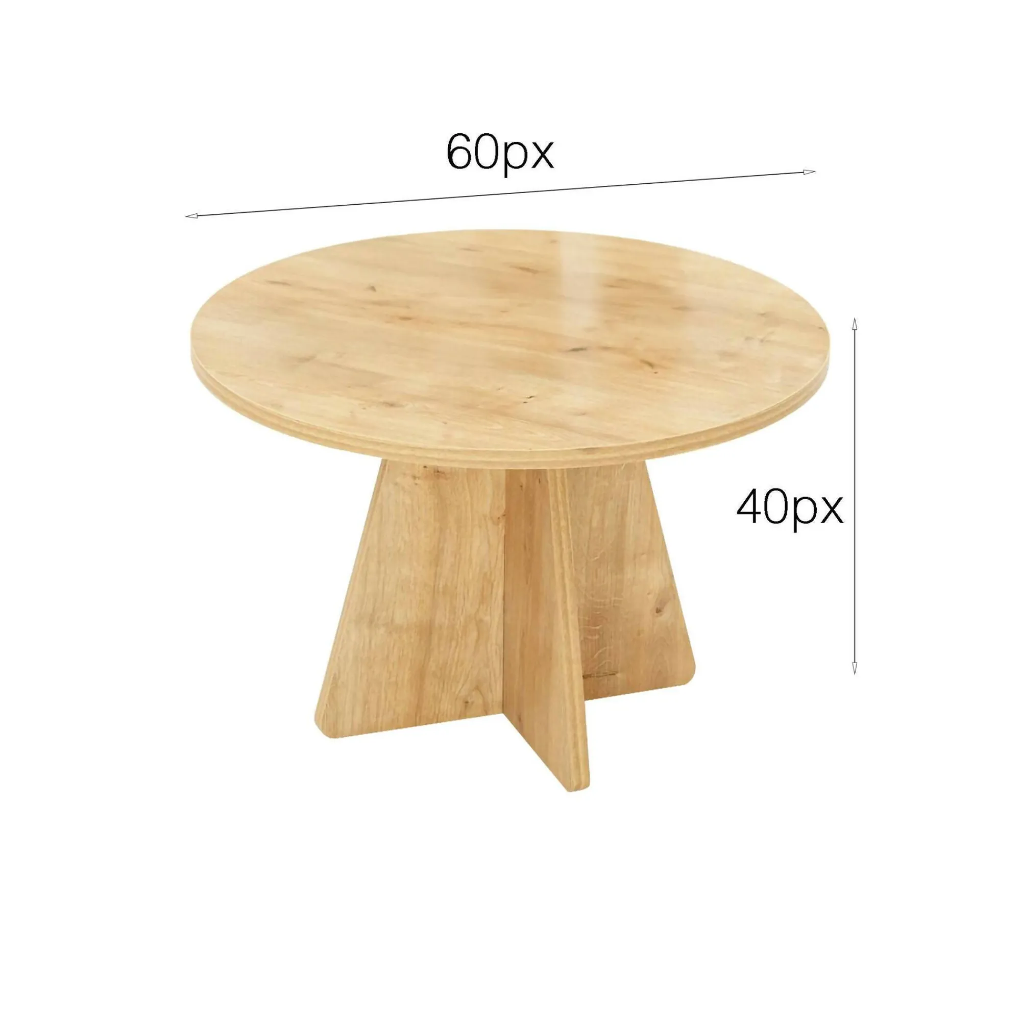 Tavolino da salotto Armanda, 60x60h40 cm,<Dmora Best Sale
