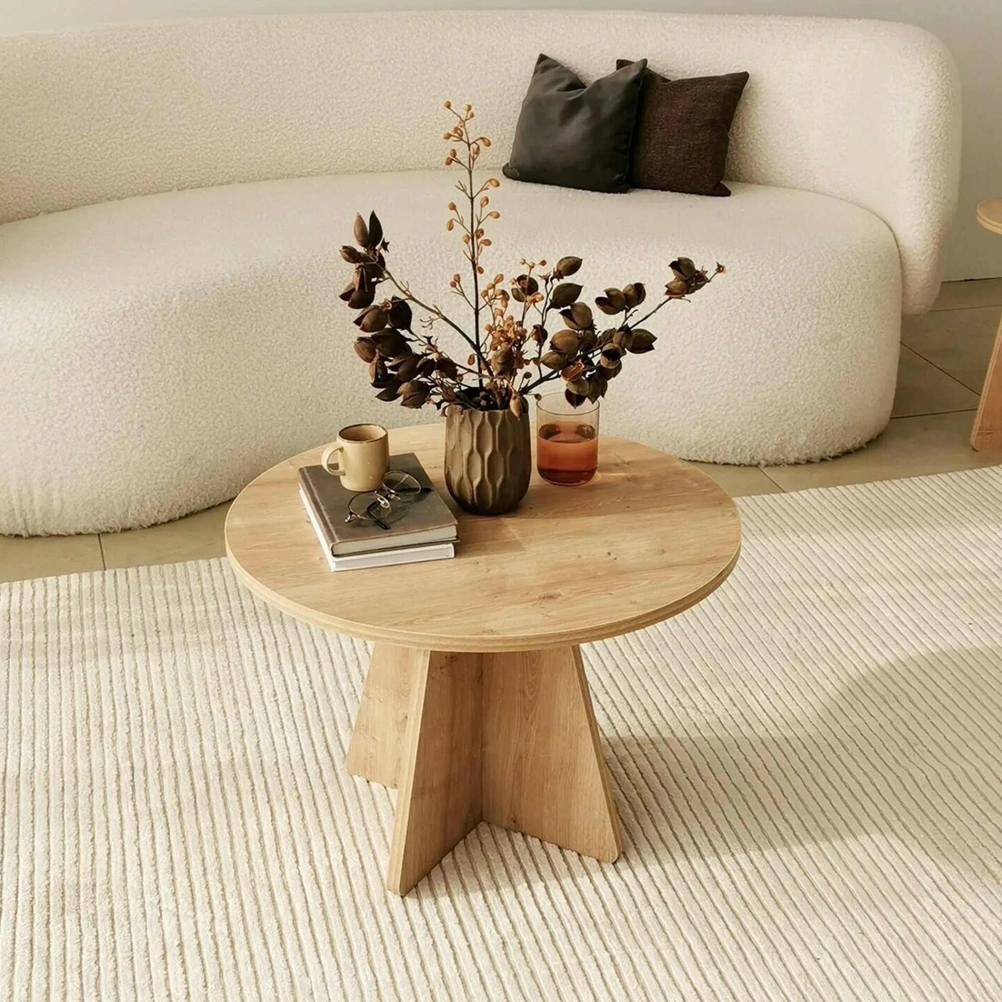 Tavolino da salotto Armanda, 60x60h40 cm,<Dmora Best Sale