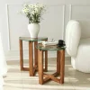 Tavolino da salotto Arzana, 40x40h50 cm,<Dmora Discount