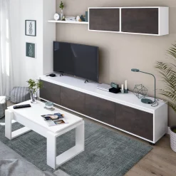 Tavolino da salotto Aspra, 105x55h45/56 cm,<Dmora Store