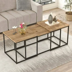 Tavolino da salotto Azele, 190x50h48 cm,<Dmora Cheap