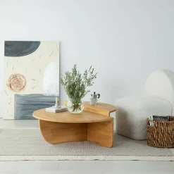 Tavolino da salotto Azim, 90x60h35 cm,<Dmora Best Sale