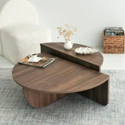 Tavolino da salotto Azim, 90x90h35 cm,<Dmora Cheap