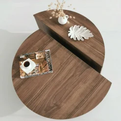 Tavolino da salotto Azim, 90x90h35 cm,<Dmora Cheap