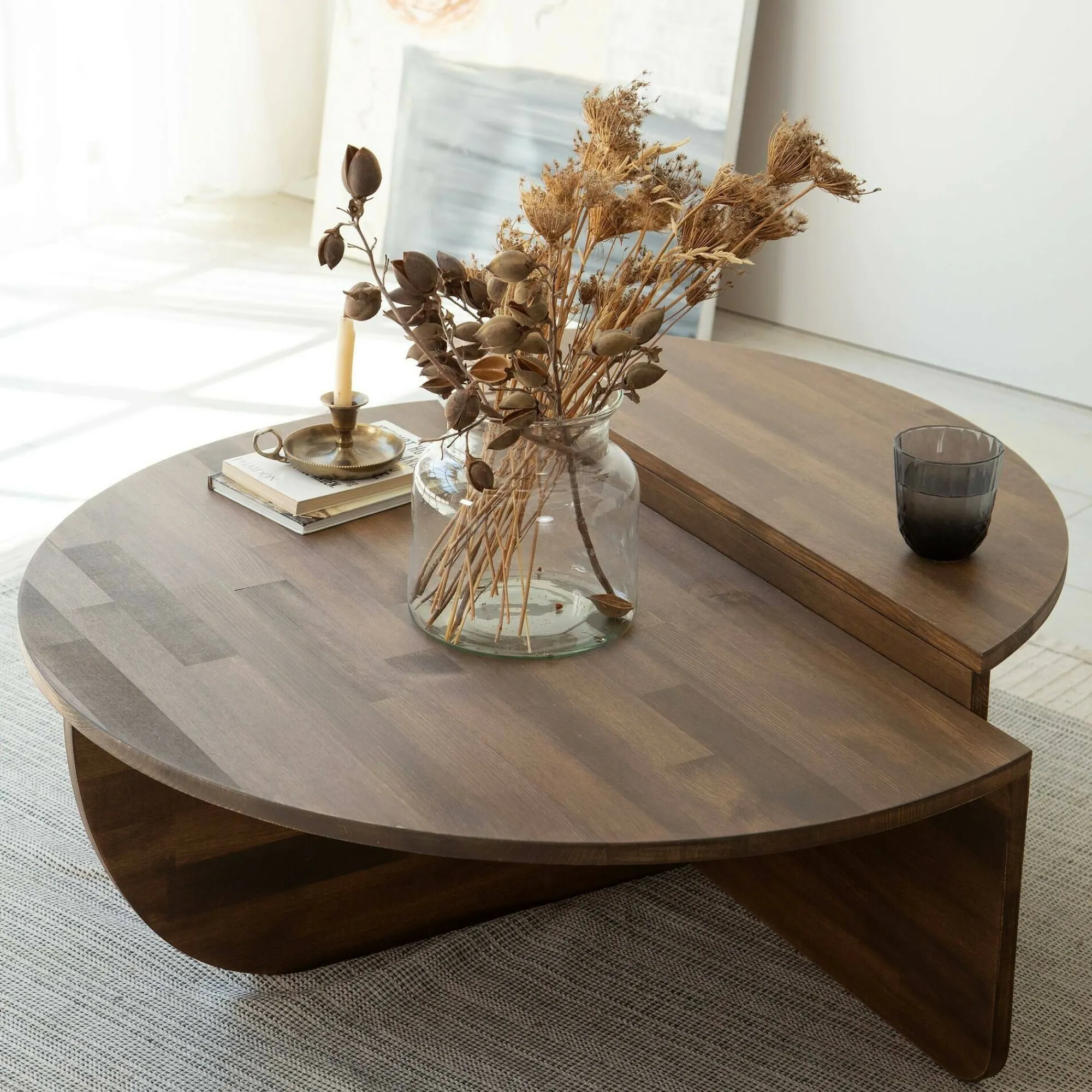 Tavolino da salotto Azim, 90x60h35 cm,<Dmora Cheap
