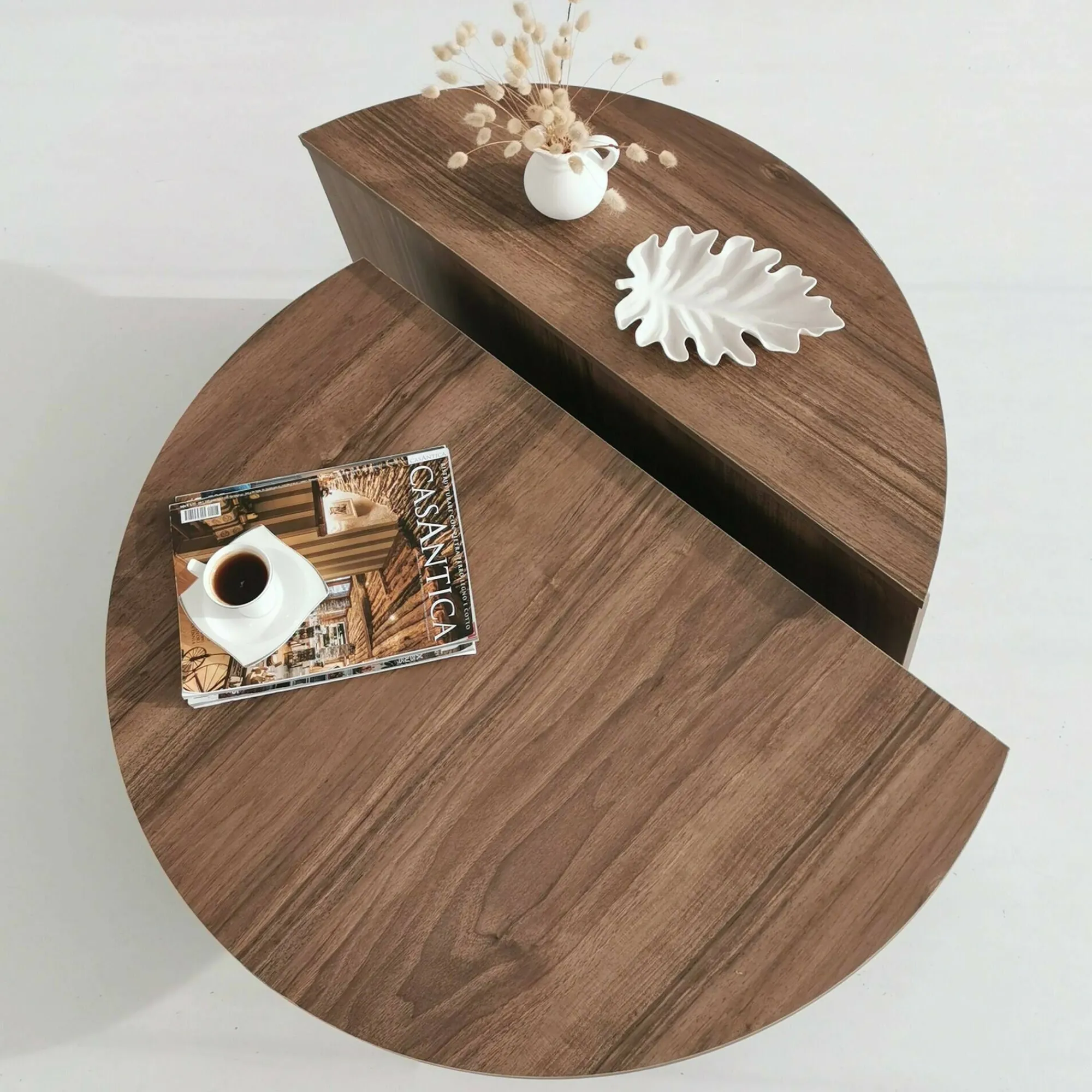 Tavolino da salotto Azim, 90x90h35 cm,<Dmora Cheap