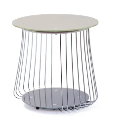 Tavolino da salotto BadHonnef, Tavolo basso da caffè, Portariviste per divano, Ripiano da soggiorno, 50x50 h50 cm,<Dmora Cheap