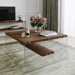 Tavolino da salotto Barcis, 75x75h40 cm,<Dmora Outlet