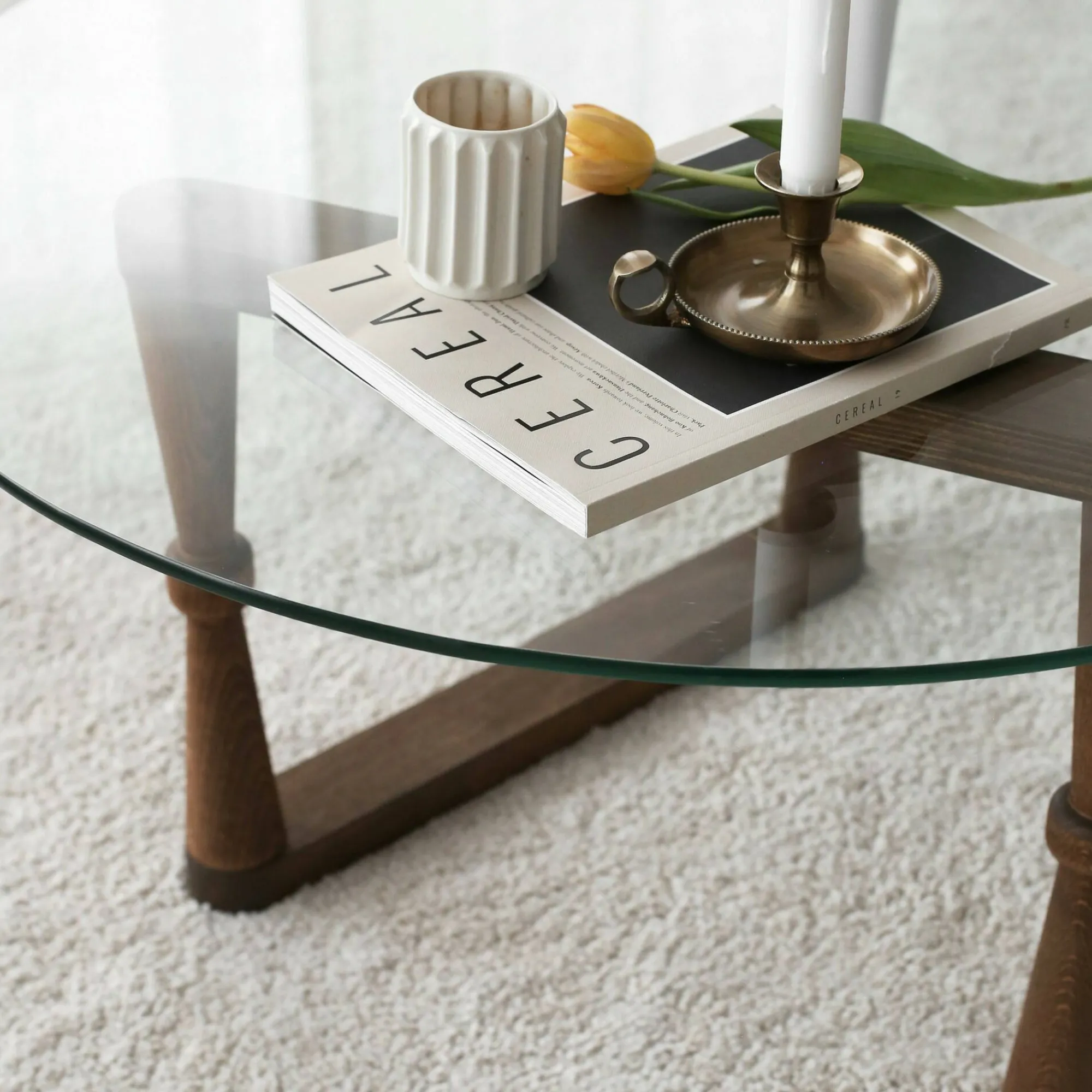 Tavolino da salotto Belvi, 80x80h41 cm,<Dmora Store