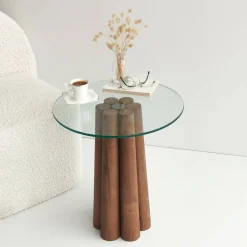 Tavolino da salotto Brasilia, 45x50h50 cm,<Dmora Discount