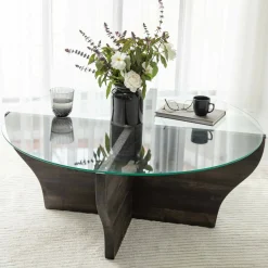 Tavolino da salotto Califfi, 92x92h36 cm,<Dmora Best Sale