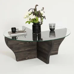 Tavolino da salotto Califfi, 92x92h36 cm,<Dmora Best Sale