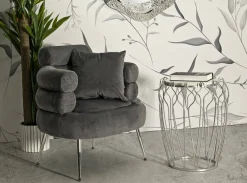 Tavolino da salotto Castelli, 48x48 h62 cm,<Dmora Outlet