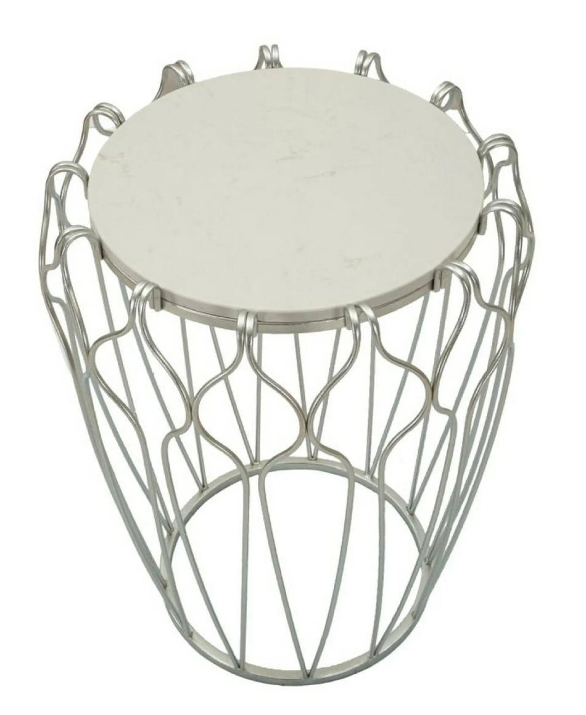 Tavolino da salotto Castelli, 48x48 h62 cm,<Dmora Outlet