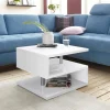Tavolino da salotto Chanthu, 55x55h41 cm, lucido<Dmora Flash Sale
