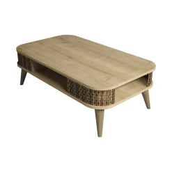 Tavolino da salotto Cigno, 105x60h35 cm,<Dmora Clearance