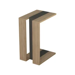 Tavolino da salotto Dghisolf, 30x40h57 cm, Quercia e Antracite<Dmora Best Sale