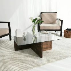Tavolino da salotto Dhabi, 90x90h35 cm,<Dmora Store